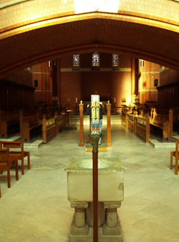 the chapel interior