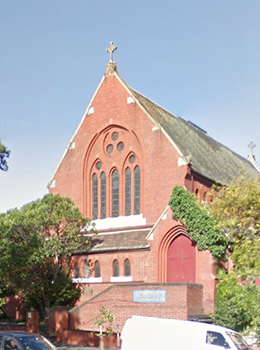 the trinity chapel where all fellowship services are held